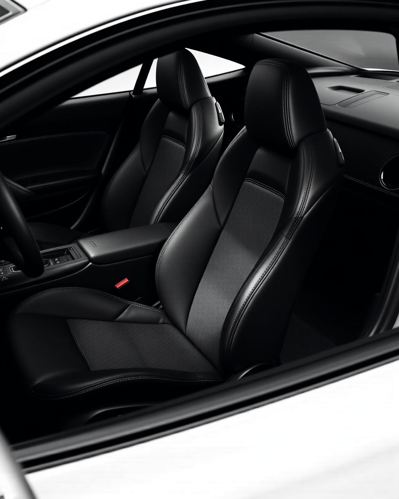 Deep, glossy reflection on a ceramic-coated vehicle compared to a traditional wax finish in Florida sun